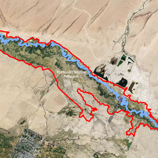 Wildfire Maps for Fly Fishing